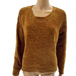 Pink Rose Sweater Gold Size L